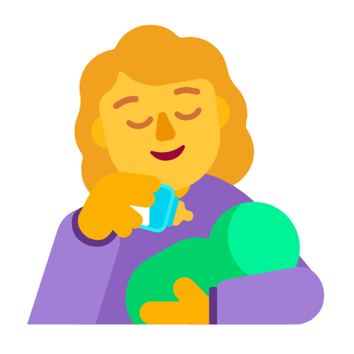 Mulher Alimentando Bebê para Microsoft Windows 11 24H2 August 2025 Update