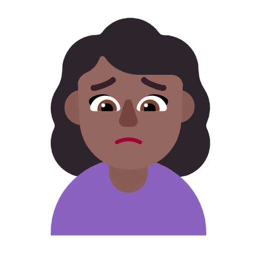 Mulher Franzindo A Sobrancelha: Pele Morena Escura para Microsoft Windows 11 24H2 August 2025 Update