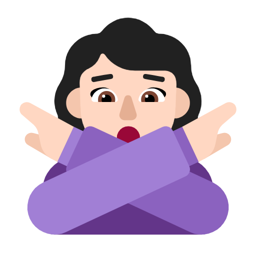 Mulher Fazendo Gesto De “Não”: Pele Clara para Microsoft Windows 11 24H2 August 2025 Update