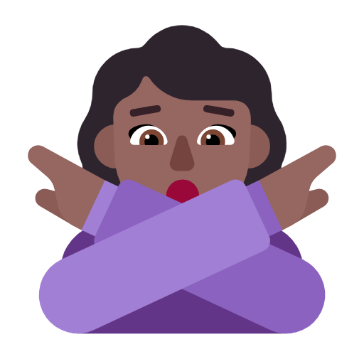 Mulher Fazendo Gesto De “Não”: Pele Morena Escura para Microsoft Windows 11 24H2 August 2025 Update