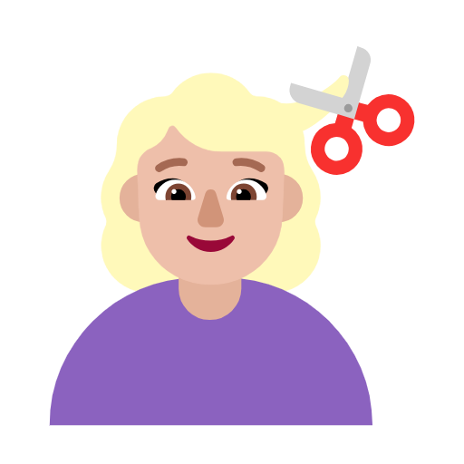 Mulher Cortando O Cabelo: Pele Morena Clara para Microsoft Windows 11 24H2 August 2025 Update