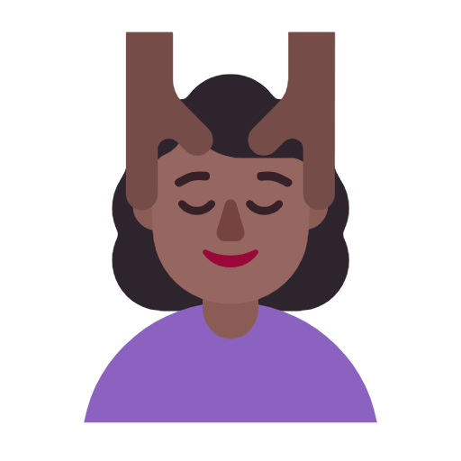 Mulher Recebendo Massagem Facial: Pele Morena Escura para Microsoft Windows 11 24H2 August 2025 Update