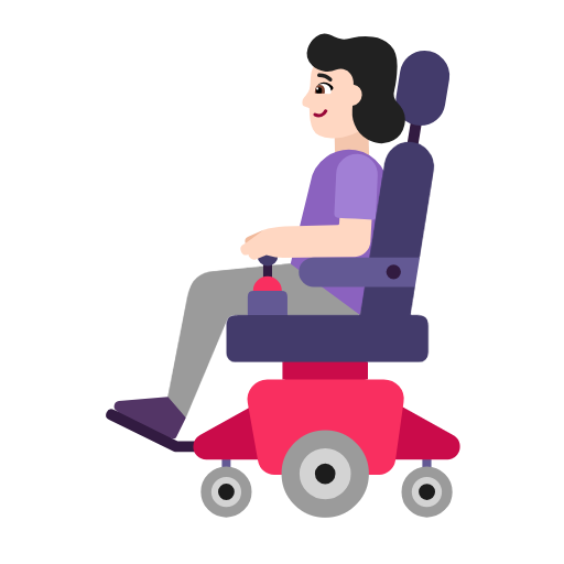 Mulher Em Cadeira De Rodas Motorizada: Pele Clara para Microsoft Windows 11 24H2 August 2025 Update