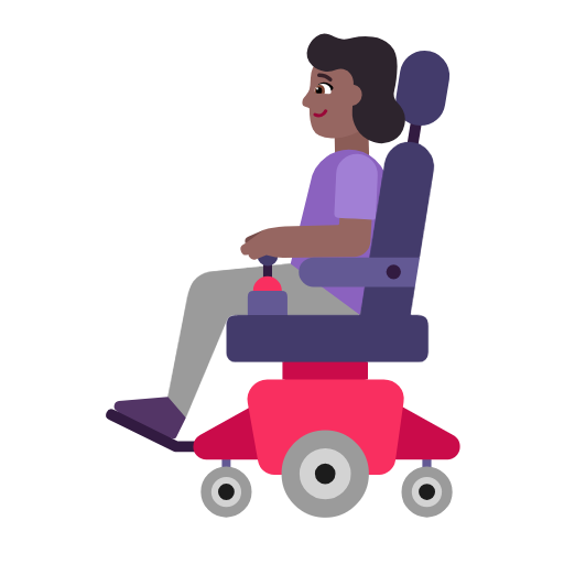 Mulher Em Cadeira De Rodas Motorizada: Pele Morena Escura para Microsoft Windows 11 24H2 August 2025 Update