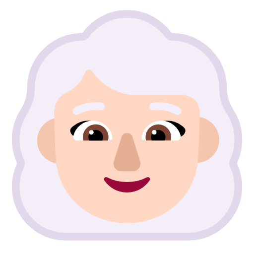 Mulher: Pele Clara, Cabelo Branco para Microsoft Windows 11 24H2 August 2025 Update