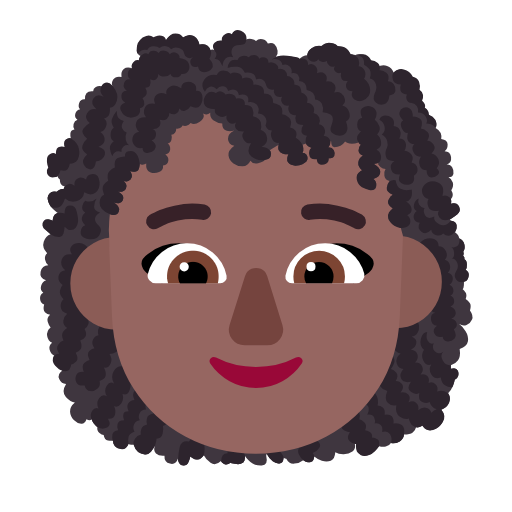 Mulher: Pele Morena Escura, Cabelo Cacheado para Microsoft Windows 11 24H2 August 2025 Update