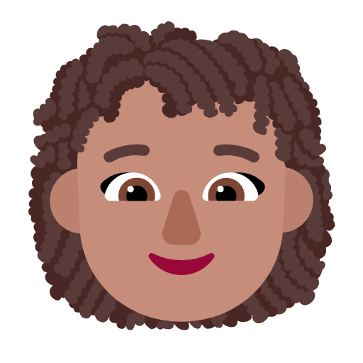 Mulher: Pele Morena, Cabelo Cacheado para Microsoft Windows 11 24H2 August 2025 Update