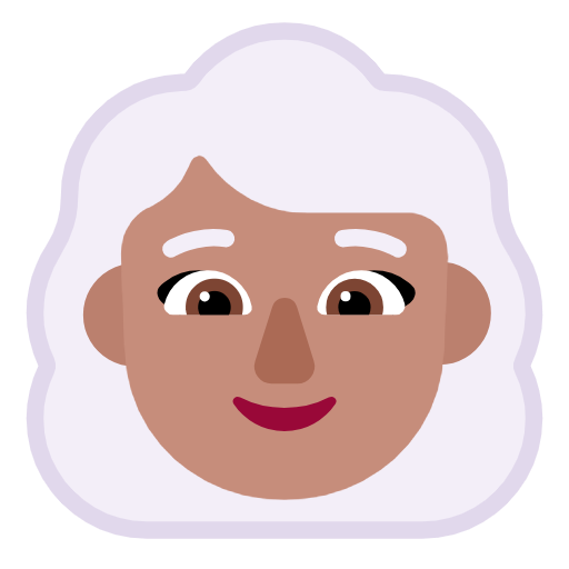 Mulher: Pele Morena, Cabelo Branco para Microsoft Windows 11 24H2 August 2025 Update