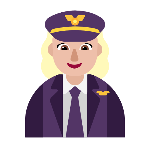 Piloto De Avião Mulher: Pele Morena Clara para Microsoft Windows 11 24H2 August 2025 Update