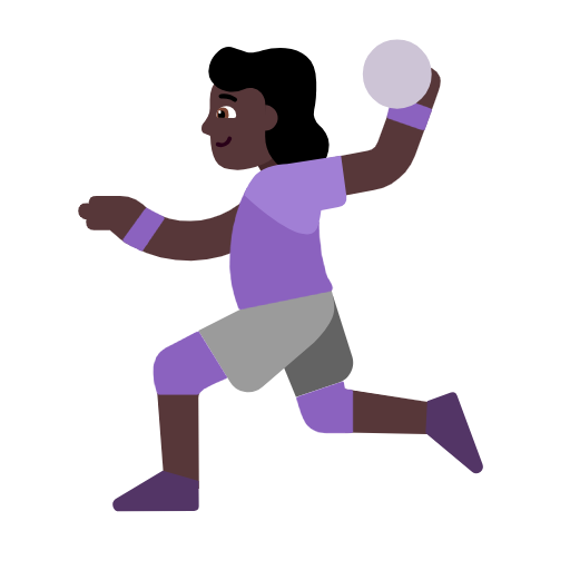 Jogadora De Handebol: Pele Escura para Microsoft Windows 11 24H2 August 2025 Update