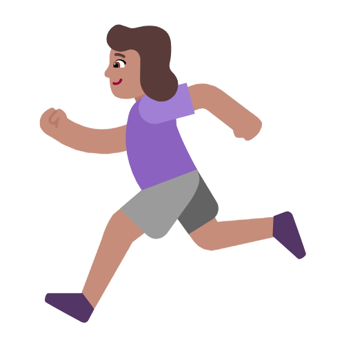 Mulher Correndo: Pele Morena para Microsoft Windows 11 24H2 August 2025 Update