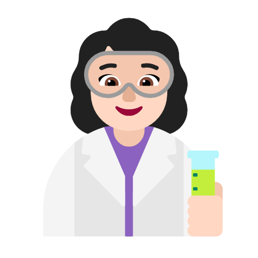 Cientista Mulher: Pele Clara para Microsoft Windows 11 24H2 August 2025 Update