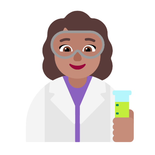 Cientista Mulher: Pele Morena para Microsoft Windows 11 24H2 August 2025 Update