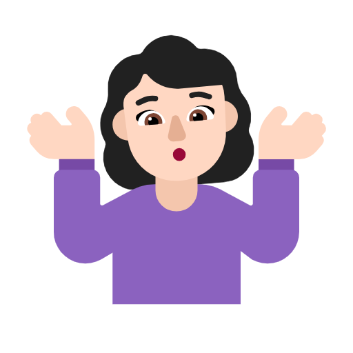 Mulher Dando De Ombros: Pele Clara para Microsoft Windows 11 24H2 August 2025 Update