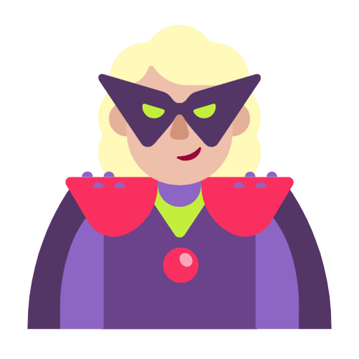 Жінка-суперлиходій: світлий тон шкіри для Microsoft Windows 11 24H2 August 2025 Update