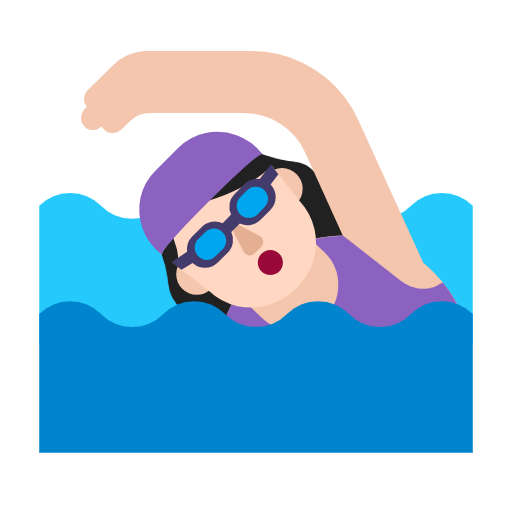 Mulher Nadando: Pele Clara para Microsoft Windows 11 24H2 August 2025 Update