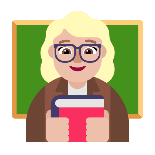 Вчителька: світлий тон шкіри для Microsoft Windows 11 24H2 August 2025 Update