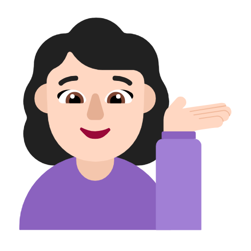 Mulher Com A Palma Virada Para Cima: Pele Clara para Microsoft Windows 11 24H2 August 2025 Update