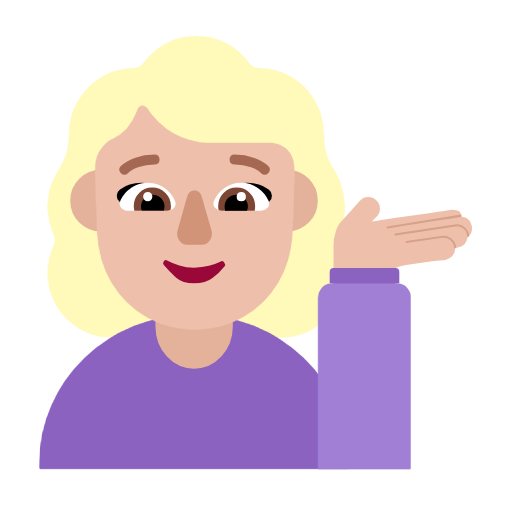 Mulher Com A Palma Virada Para Cima: Pele Morena Clara para Microsoft Windows 11 24H2 August 2025 Update