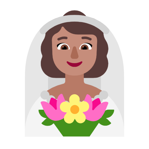 Noiva Com Véu: Pele Morena para Microsoft Windows 11 24H2 August 2025 Update