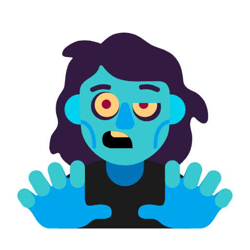 Kadın zombi için Microsoft Windows 11 24H2 August 2025 Update