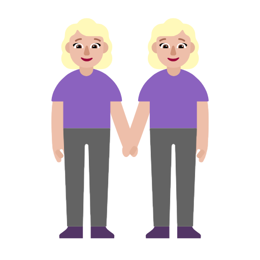 Duas Mulheres De Mãos Dadas: Pele Morena Clara para Microsoft Windows 11 24H2 August 2025 Update