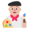 Художник: светлый тон кожи