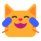 Смеющийся до слез кот