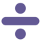 Знак деления Знак деления