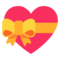 Сердце с лентой