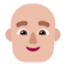 Лысый мужчина: светлый тон кожи
