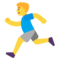 Мужчина бежит