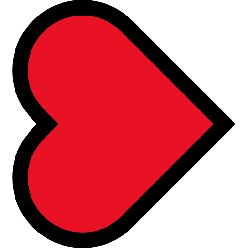 Повернута важка чорна куля серця для Microsoft Windows 11 November 2021 Update