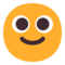 Слегка улыбается