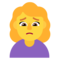 Нахмурившаяся женщина