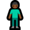 Чоловік стоїть: Середньо-Темний Відтінок Шкіри