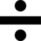 Знак ділення