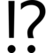 Знак оклику та питання