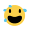 פרצוף מפחד עם זיעה קרה