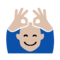 אדם מסמן אוקיי