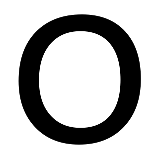 סמל אינדיקטור אזורי אות O