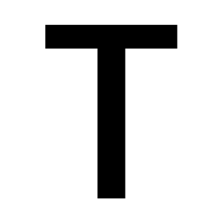 סמל אינדיקטור אזורי אות T