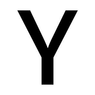 סמל אינדיקטור אזורי אות Y