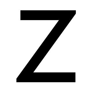 סמל אינדיקטור אזורי אות Z