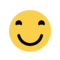 פרצוף מחייך עם עיניים מחייכות