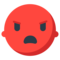 Boos gezicht