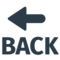 BACK-pijl