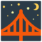 Brug bij nacht