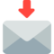 Envelop met pijl