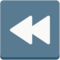 Knop voor versneld terugspoelen
